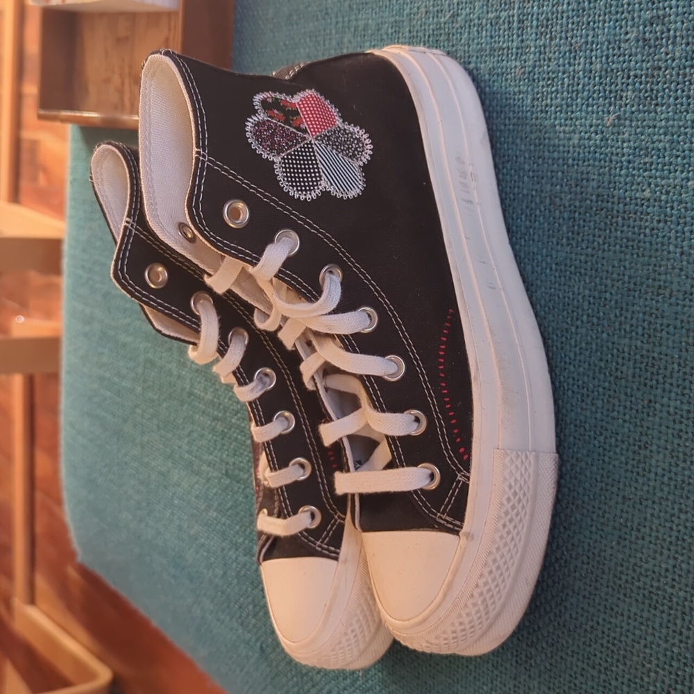 Converse CTAS Hi Lift Crafted Patchwork Women's Platform Sneakers